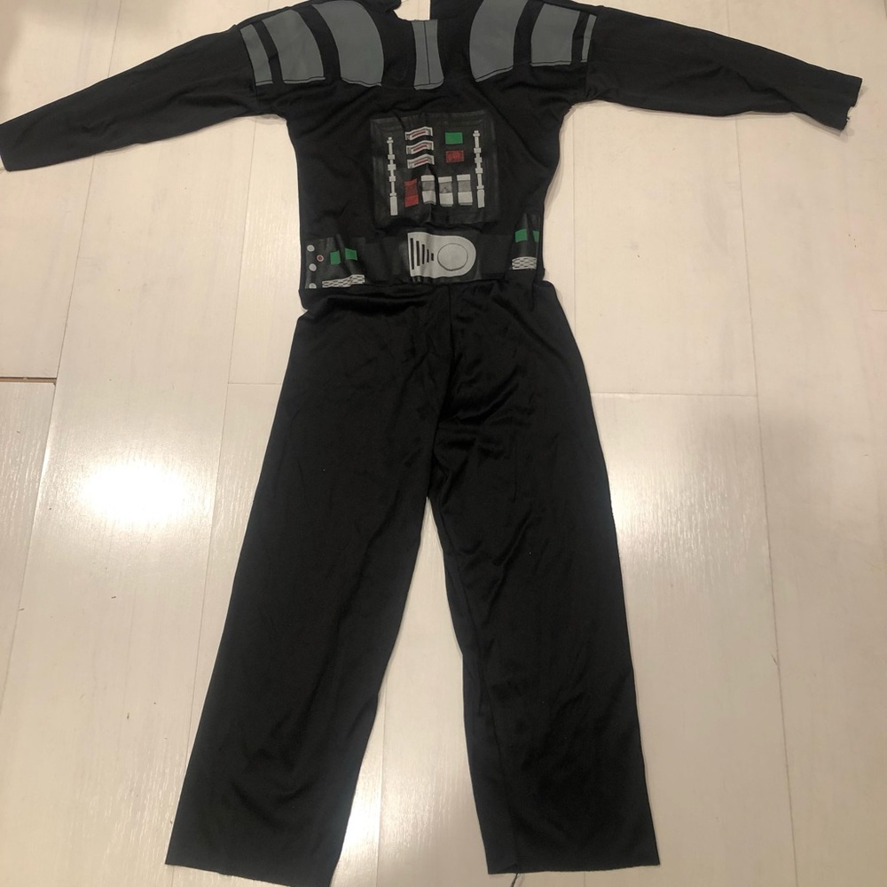 Darth Vader Costume with Cape and Mask Kids Size M